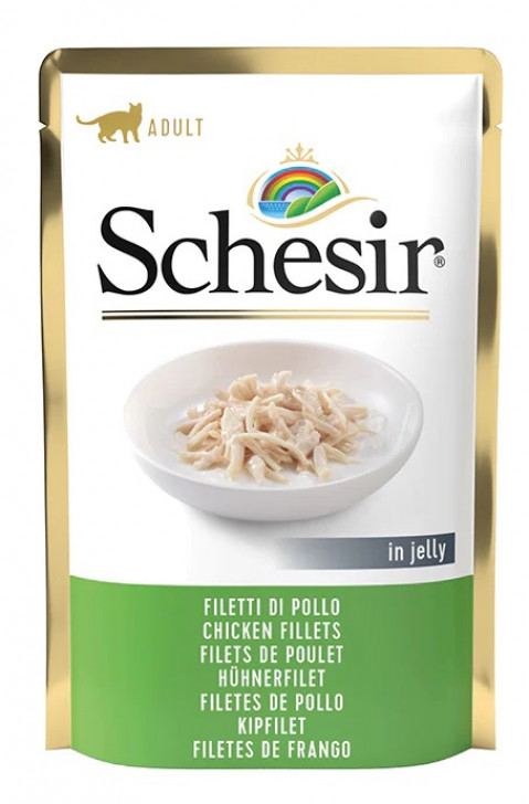 SCHESIR in jelly Filet z kurczaka - mokra karma dla kota - 85 g - Galeria zdjęcie 1