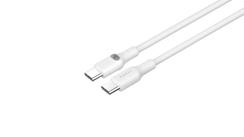 Kabel Havit Typ C-Typ C CB6280 (biały; 100cm) - Galeria zdjęcie 4
