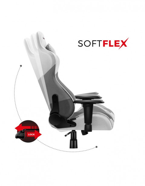 Fotel gamingowy Huzaro Force 6.2 White Mesh - Galeria zdjęcie 22