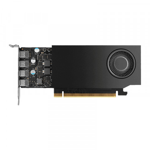 PNY NVIDIA A400 4GB GDDR6 64-bit, Low Profile, PCIe 4.0 x8, Single slot, 4 x Mini DisplayPort 1.4a, 50W, LP bracket, small box - Galeria zdjęcie 2