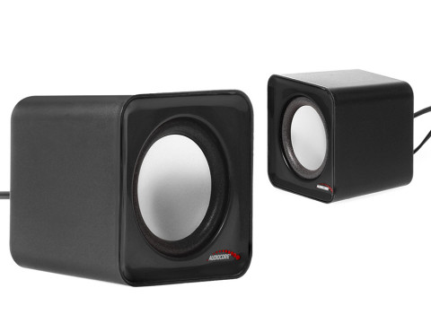 AUDIOCORE GŁOŚNIKI KOMPUTEROWE 6W USB BLACK AC870B - Galeria zdjęcie 4