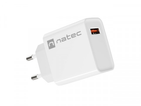 NATEC ŁADOWARKA SIECIOWA RIBERA USB-A 18W BIAŁA - Galeria zdjęcie 6