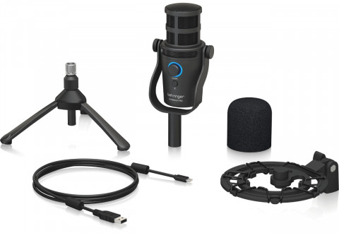 Behringer D2 PODCAST PRO - Mikrofon lektorski USB/XLR - Galeria zdjęcie 5