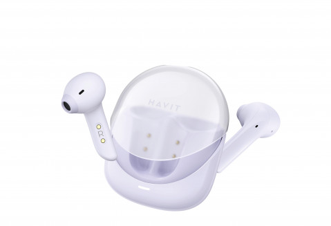 Słuchawki Bluetooth Havit Modern Buds (fiolet) - Galeria zdjęcie 3