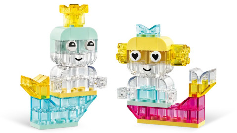 LEGO CLASSIC 11040 Magiczny zestaw z przezroczystymi klockami - Galeria zdjęcie 7