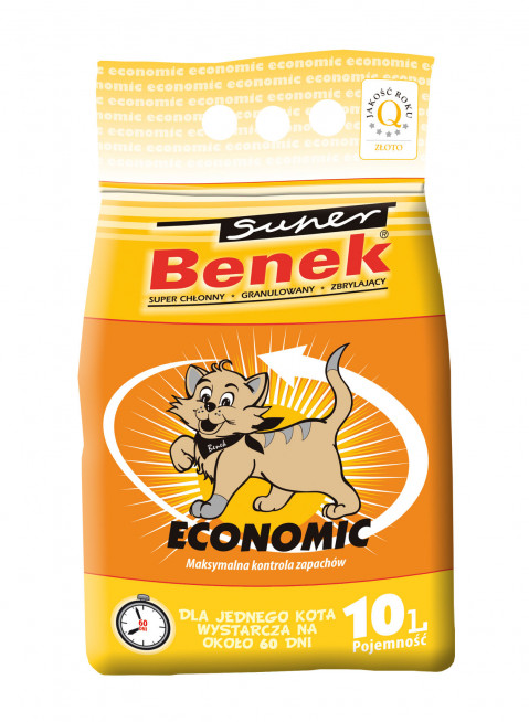 Certech Super Benek Economic - żwirek dla kota zbrylający 10 l - Galeria zdjęcie 1