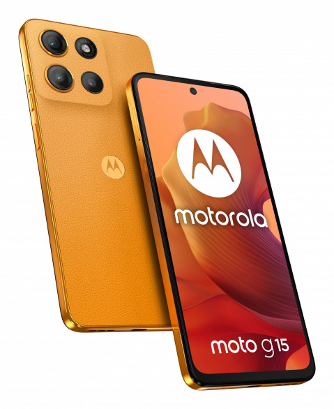 Smartfon Motorola Moto G15 8/128GB Sunrise Orange - Galeria zdjęcie 1