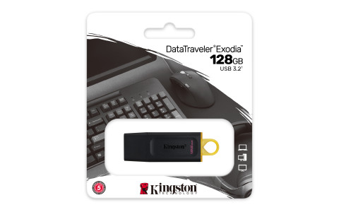 128GB USB3.2 Gen1 DataTraveler Exodia (B+Y) - Galeria zdjęcie 6