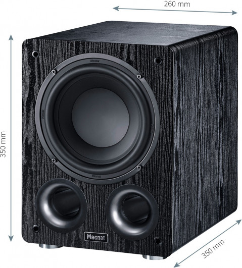 Subwoofer aktywny Magnat Alpha RS8 czarny - Galeria zdjęcie 5