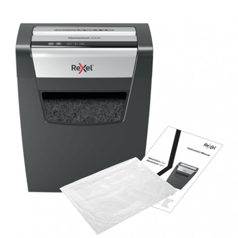 Rexel Niszczarka Momentum X312, 12 kartek, 23 l kosz - Galeria zdjęcie 6