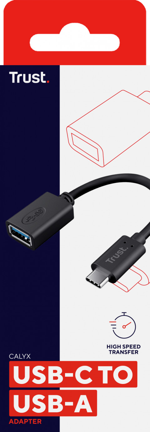 Adapter TRUST CALYX USB-C TO USB-A - Galeria zdjęcie 4