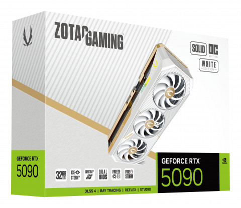 Karta graficzna ZOTAC GAMING GeForce RTX 5090 32GB SOLID OC WHITE (ZT-B50900Q-10P) - Galeria zdjęcie 7