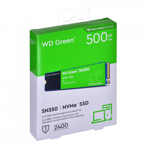 Dysk SSD WD Green SN350 WDS500G2G0C (500GB ; M.2 ; PCIe NVMe 3.0 x4) - Galeria zdjęcie 3