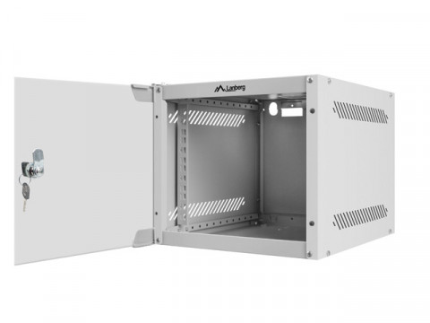 LANBERG SZAFA WISZĄCA 10" 4U (280X310, SZARA) - Galeria zdjęcie 3