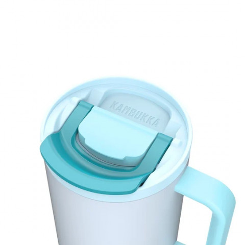 Kubek termiczny z teleskopową słomką Kambukka Rio Tumbler 950ml Frosty Coconut - Galeria zdjęcie 7