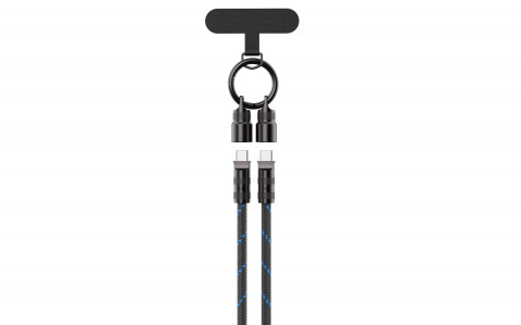 Kabel do ładowania Havit CB6340 1.2M (czarno-niebieski) - Galeria zdjęcie 1