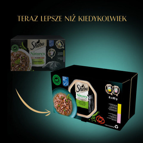 SHEBA Nature's Collection Mix - mokra karma dla kota - 8x85g - Galeria zdjęcie 3