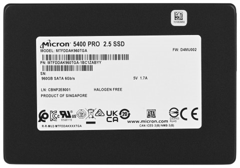 Micron 5400 PRO 960GB SATA MTFDDAK960TGA - Galeria zdjęcie 2