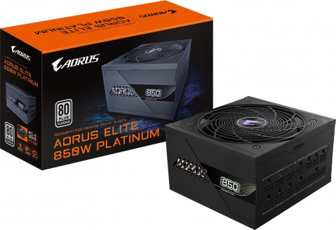 Zasilacz Gigabyte Aorus Elite Platinum ATX 3.1 850W (GP-AE850PM PG5) - Galeria zdjęcie 1