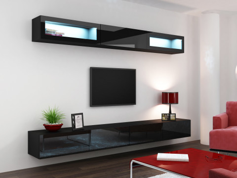 Zestaw meblowy VIGO 11 czarny/czarny połysk - Galeria zdjęcie 2