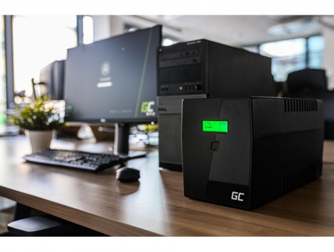 GREEN CELL ZASILACZ AWARYJNY UPS05 2000VA 1200W - Galeria zdjęcie 3