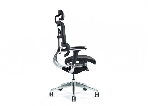 Ergonomiczny fotel biurowy ERGO 800-M czarny - Galeria zdjęcie 2
