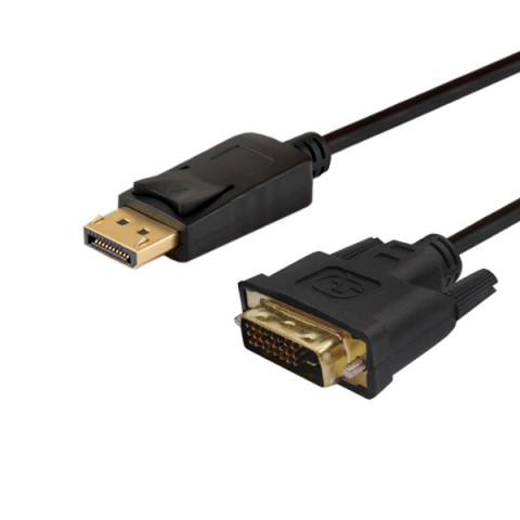 SAVIO KABEL DISPLAYPORT DO DVI 3M CL-122 - Galeria zdjęcie 1
