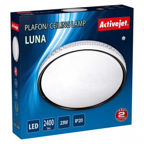 Nowoczesny plafon sufitowy LED Activejet LUNA 23W - Galeria zdjęcie 3