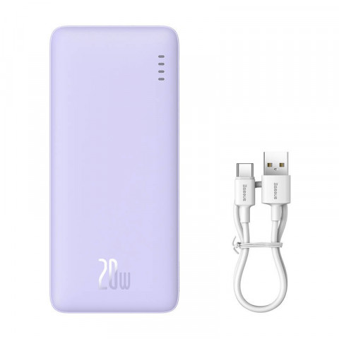 BASEUS POWERBANK AIRPOW 10000MAH 20W (FIOLETOWY) - Galeria zdjęcie 1