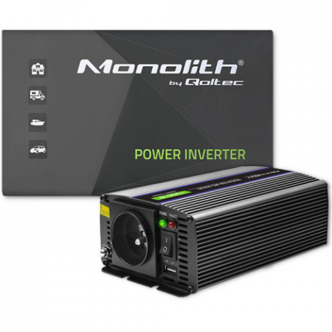 QOLTEC PRZETWORNICA NAPIĘCIA MONOLITH 1200 MS WAVE - Galeria zdjęcie 15