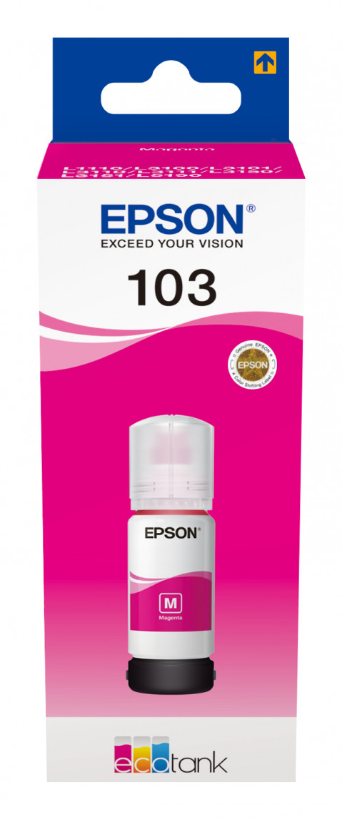 EPSON Tusz Czerwony 103=C13T00S34A, 70 ml - Galeria zdjęcie 1