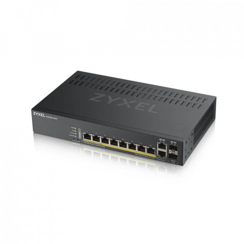 Switch Zyxel GS1920-8HP 10p PoE (PoE+: 8;) 130W Managed Gigabit - Galeria zdjęcie 4