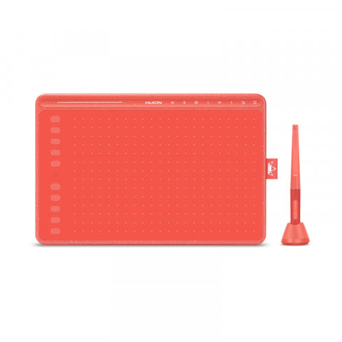 Tablet graficzny Huion HS611 Red - Galeria zdjęcie 3