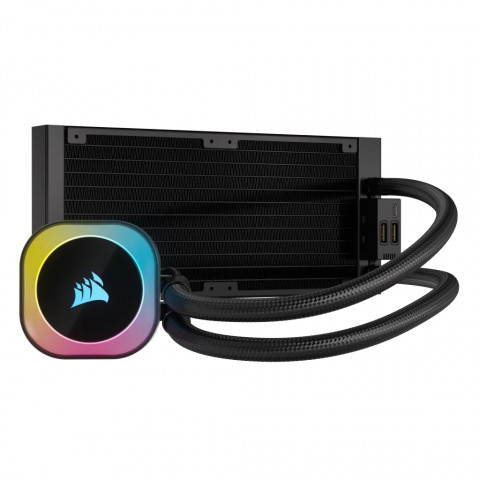 Chłodzenie wodne Corsair iCUE LINK H100i RGB Black - Galeria zdjęcie 2