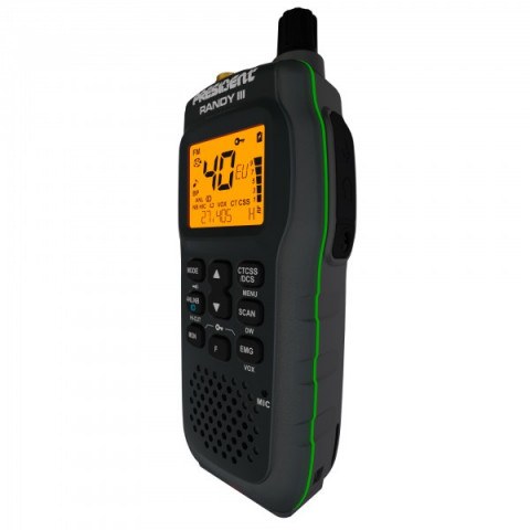 CB Radio przenośne ręczne ASC PRESIDENT Randy III - Galeria zdjęcie 2