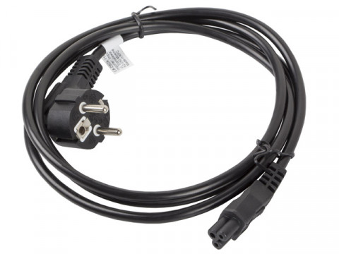 Lanberg kabel zasilający do laptopa cee 7/7->c5 ca-c5ca-11cc-0018-bk - Galeria zdjęcie 2