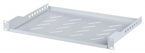 LANBERG PÓŁKA DO SZAF 19" 600MM SZARA - Galeria zdjęcie 4