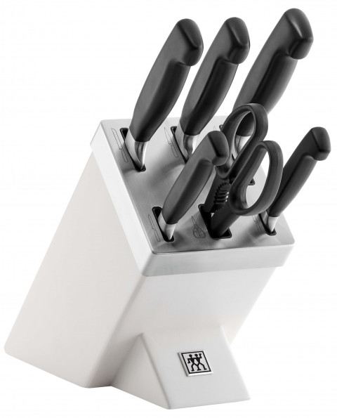 Zestaw noży samoostrzących ZWILLING Four Star 35148-207-0 7 elementów biały - Galeria zdjęcie 1