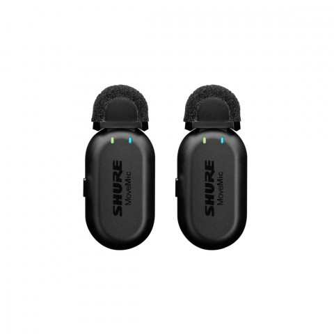 Shure MV-TWO-Z6 - Dwa bezprzewodowe mikrofony MoveMic MV-LAV, case ładujący - Galeria zdjęcie 3