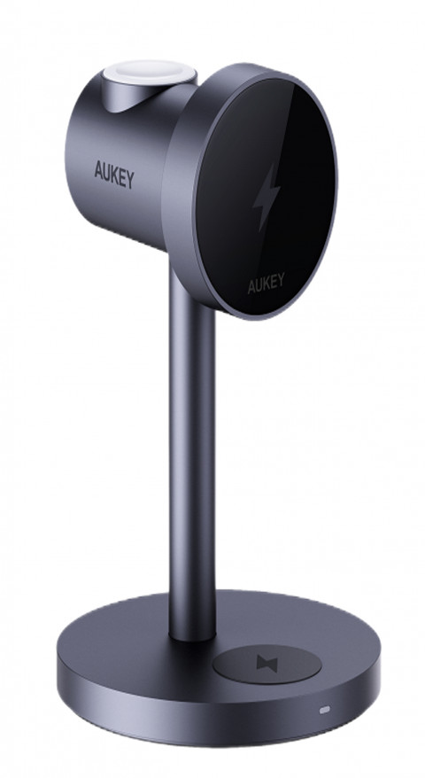 AUKEY ŁADOWARKA INDUKCYJNA 3W1, QI 2, 15W - Galeria zdjęcie 1