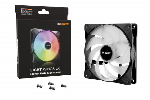 WENTYLATOR BE QUIET! Light Wings LX 140mm PWM high-speed - Galeria zdjęcie 5
