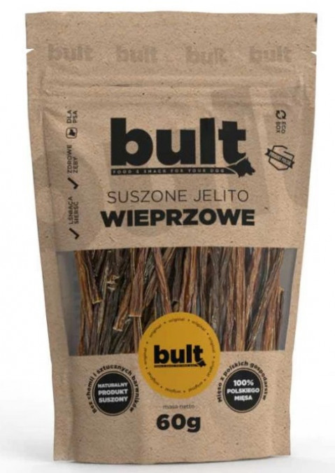 BULT Eko przysmak suszone jelito wieprzowe 60g - Galeria zdjęcie 1