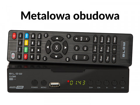 BLOW DEKODER TUNER DVB-T2 BLOW 4625FHD H.265 V2 - Galeria zdjęcie 5