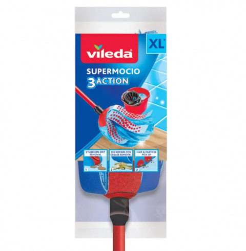 Wkład do mopa Vileda 3Action Velour XL - Galeria zdjęcie 8