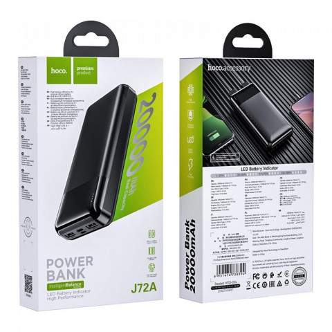 Powerbank Hoco J72A Easy (czarny) - Galeria zdjęcie 4