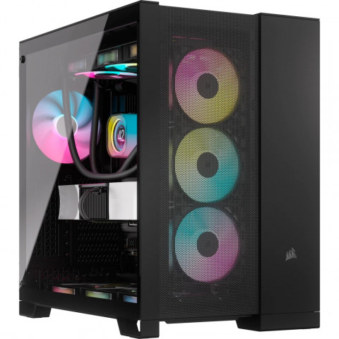 6500X Tempered Glass Mid-Tower, Black - Galeria zdjęcie 1