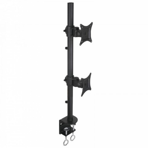 TECHLY UCHWYT NA 2 MONITORY 13-27" LCD 10KG BIURKO - Galeria zdjęcie 1