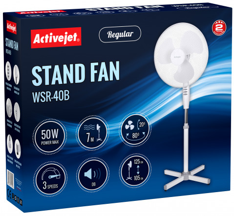 Wentylator stojący Activejet Regular WSR-40B - Galeria zdjęcie 8