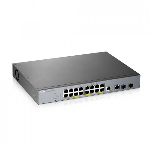 Switch Zyxel GS1350-18HP 18p PoE (PoE+: 16;) 250W Managed Gigabit - Galeria zdjęcie 1