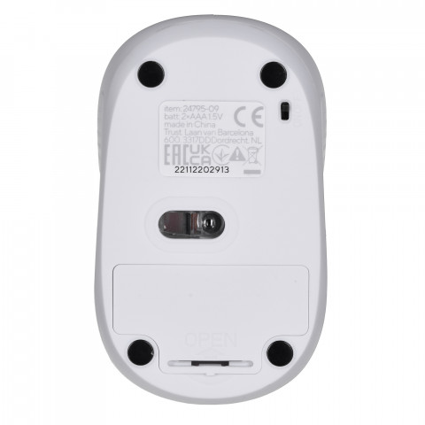 Mysz TRUST Primo Wireless Mouse matt white (24795) - Galeria zdjęcie 10